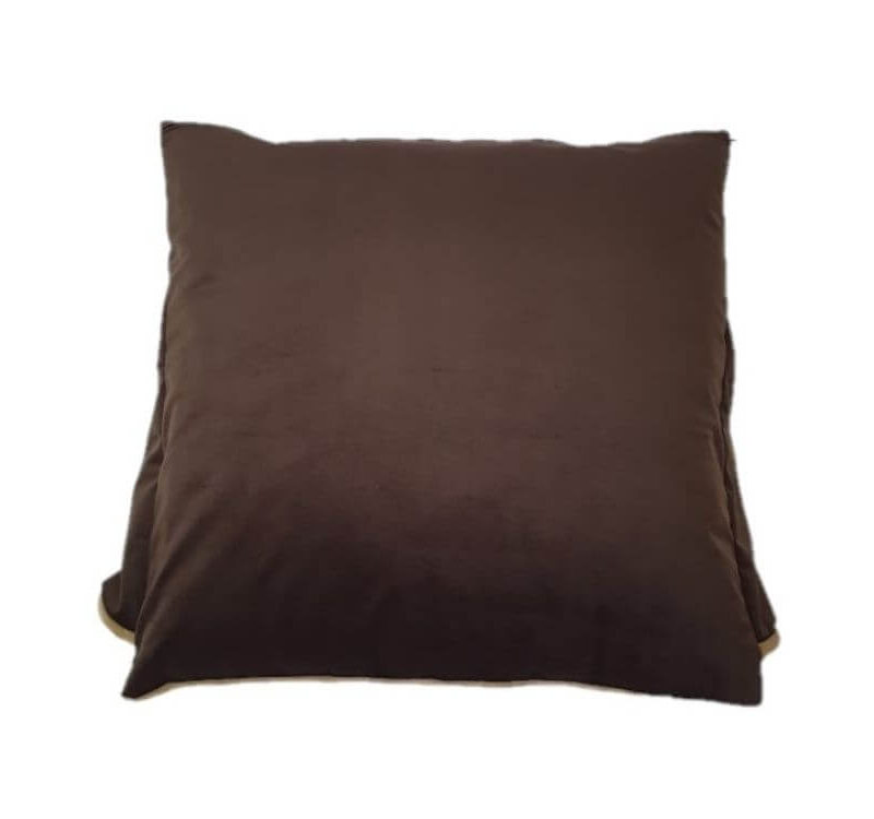 Dog pillow with roof brown - cocoa